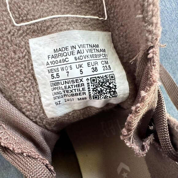 ❤️Converse Run Star Hike Hi Platform Weatherized Sz 7 Womens Shoes Brown A10049C - Picture 10 of 12